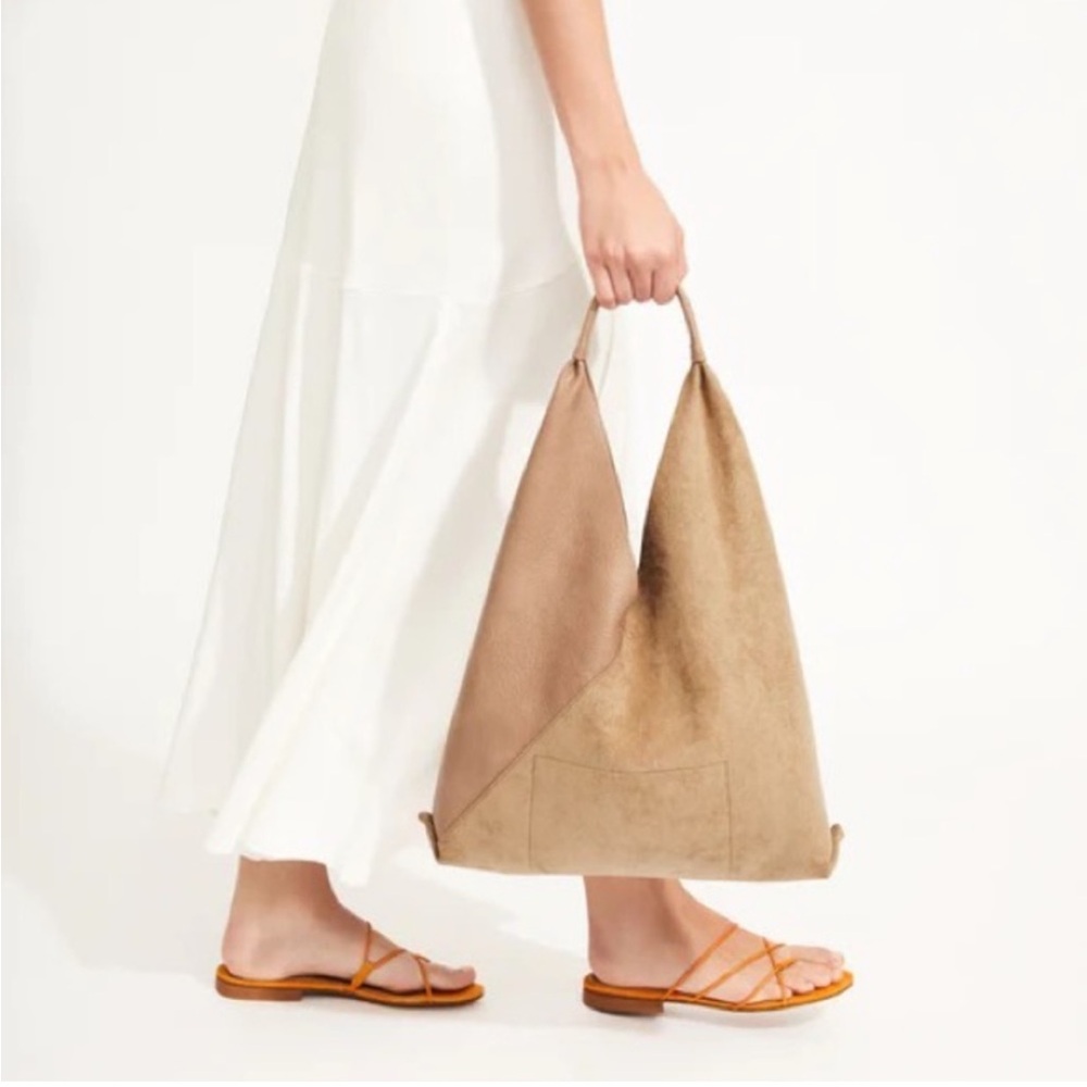 NWT Shiraleah Arden Tan Vegan Leather Tote Bag